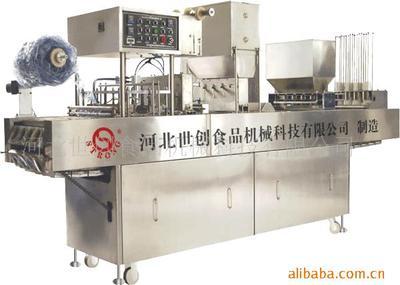 供应全自动塑杯灌装封口机 供应syb 供应亚无菌液体软包装机(图) __中国 河北 唐山市 卫国路4号_河北世创食品机械科技_